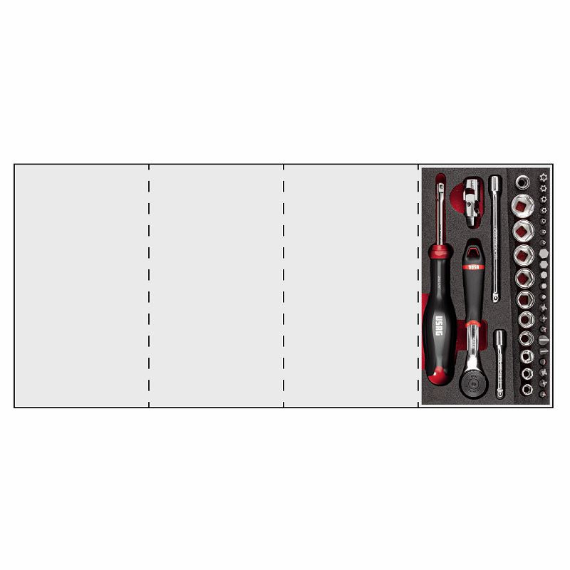 Assorted two-tone sponge module (37 pcs) | 519 M 608AEA | Usag - U05190966 Assorted two-tone sponge module (37 pcs) | 519 M 608AEA | Usag - U05190966